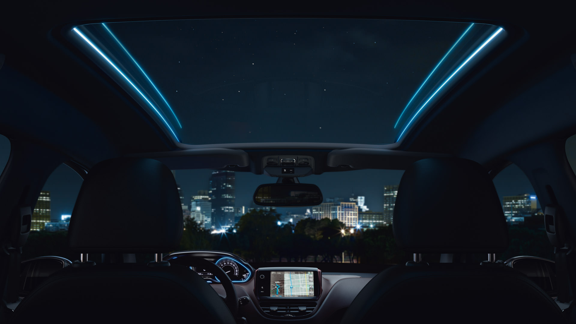 نمای داخلی پژو 2008